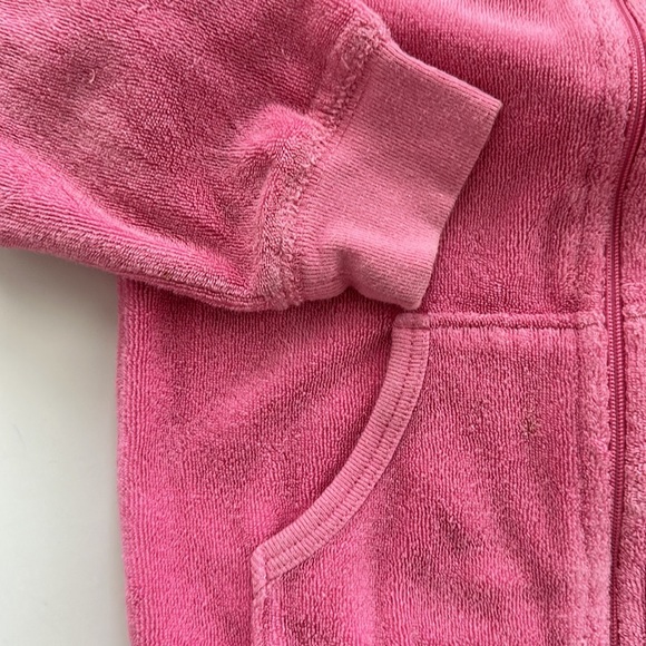 Juicy Couture 24 Month Pink 2 Piece Sweat Pants And Hoody jacket velour - Picture 5 of 9